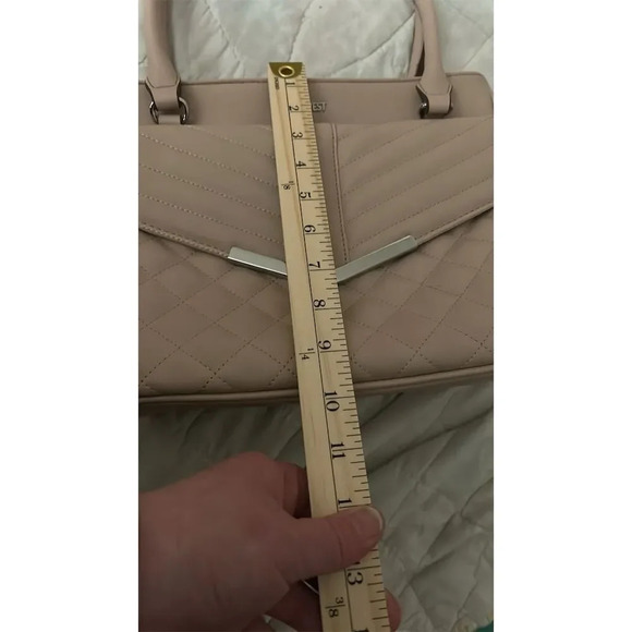 Nine West Women's Pink Satchel Handbag with Multiple Pockets - Picture 8 of 10